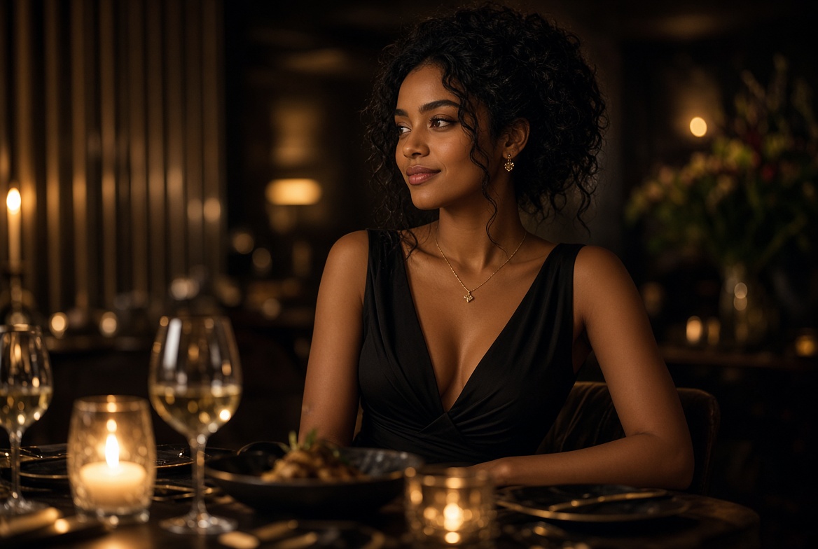 Private dinner date with companion in Addis Ababa